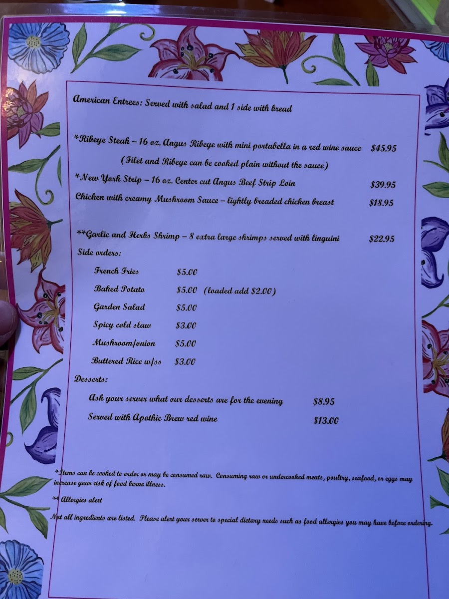 Menu The Meadows-3