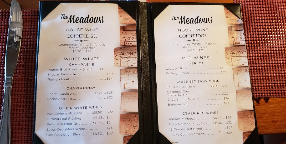 Menu The Meadows-6