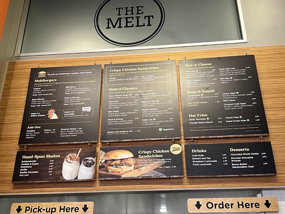 Menu The Melt-10