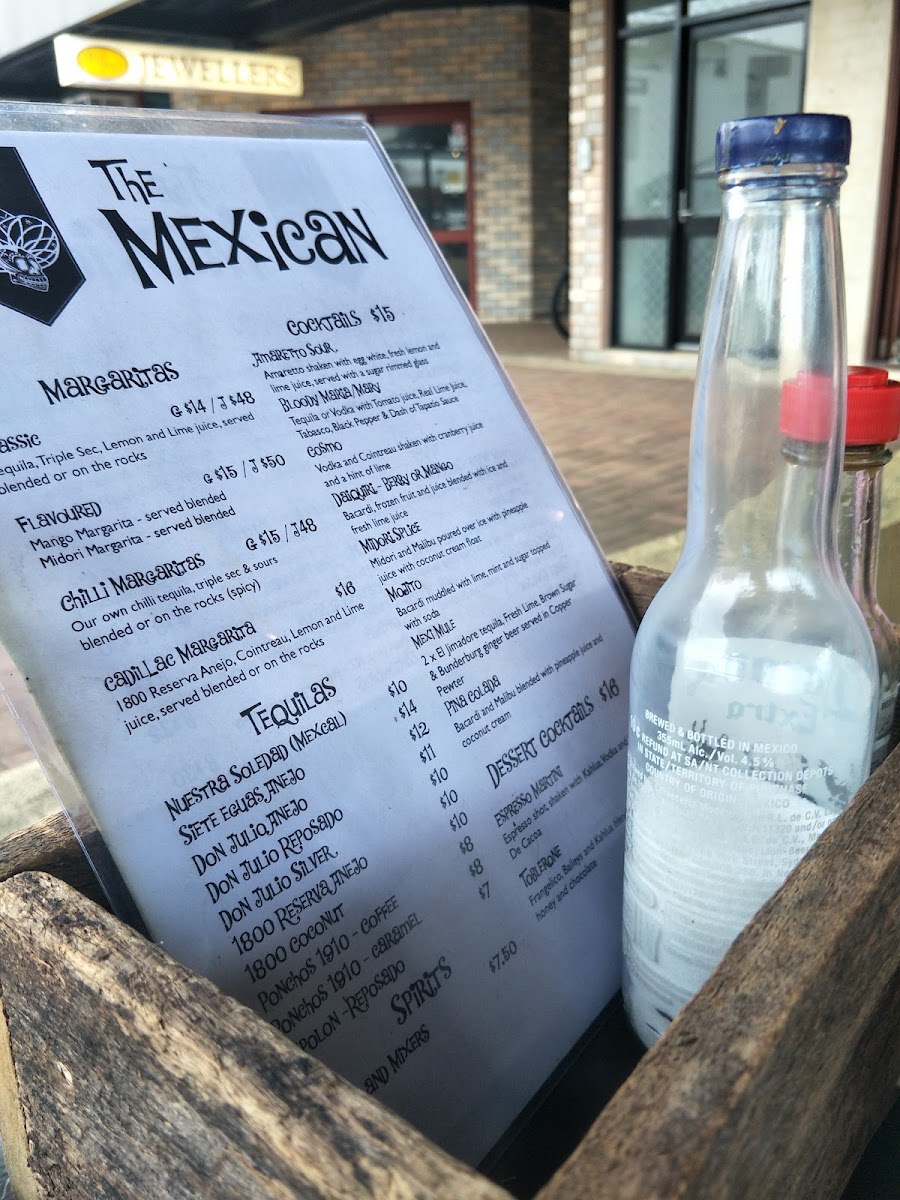 Menu The Mexican, Yamba-8