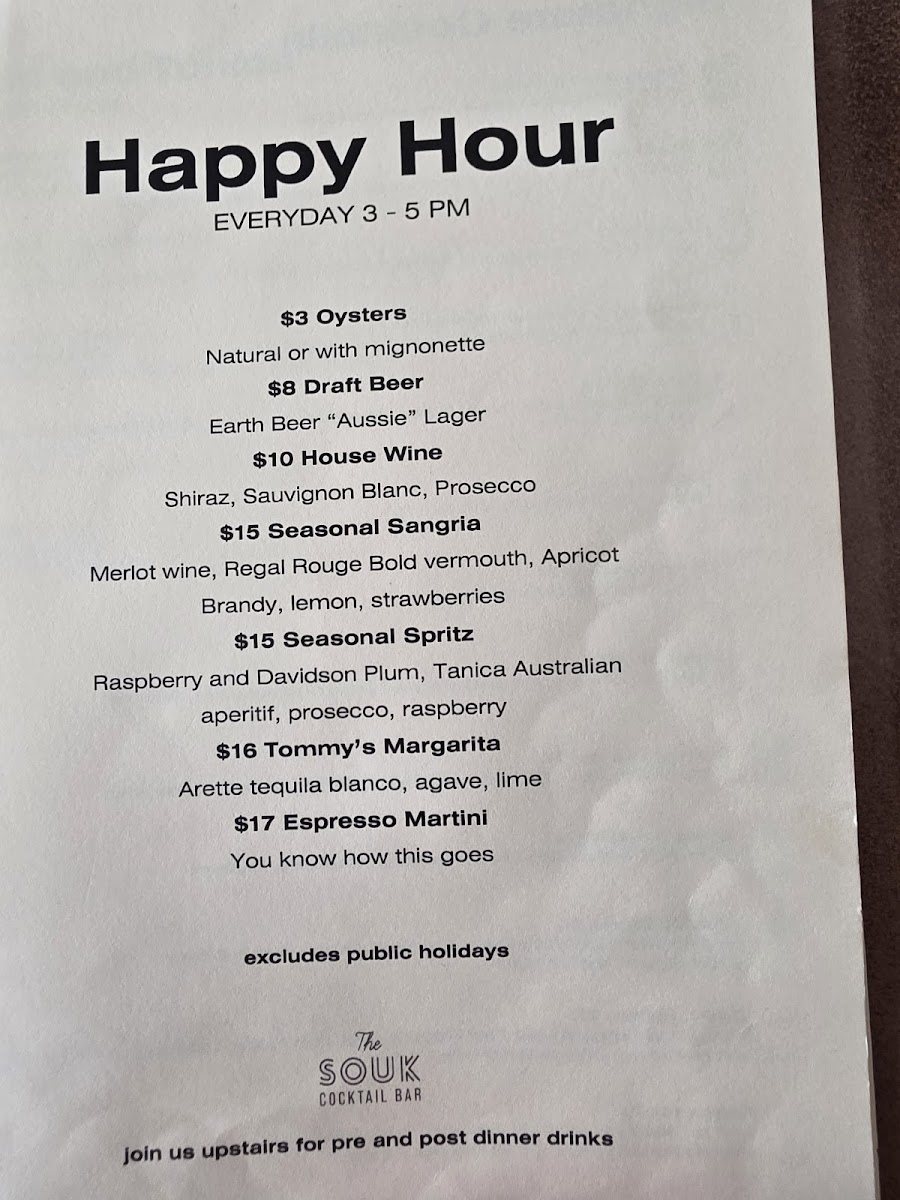 Menu The Mez Club-6