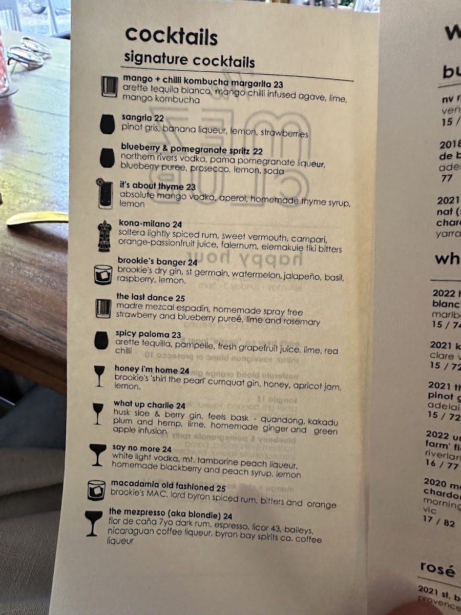 Menu The Mez Club-9