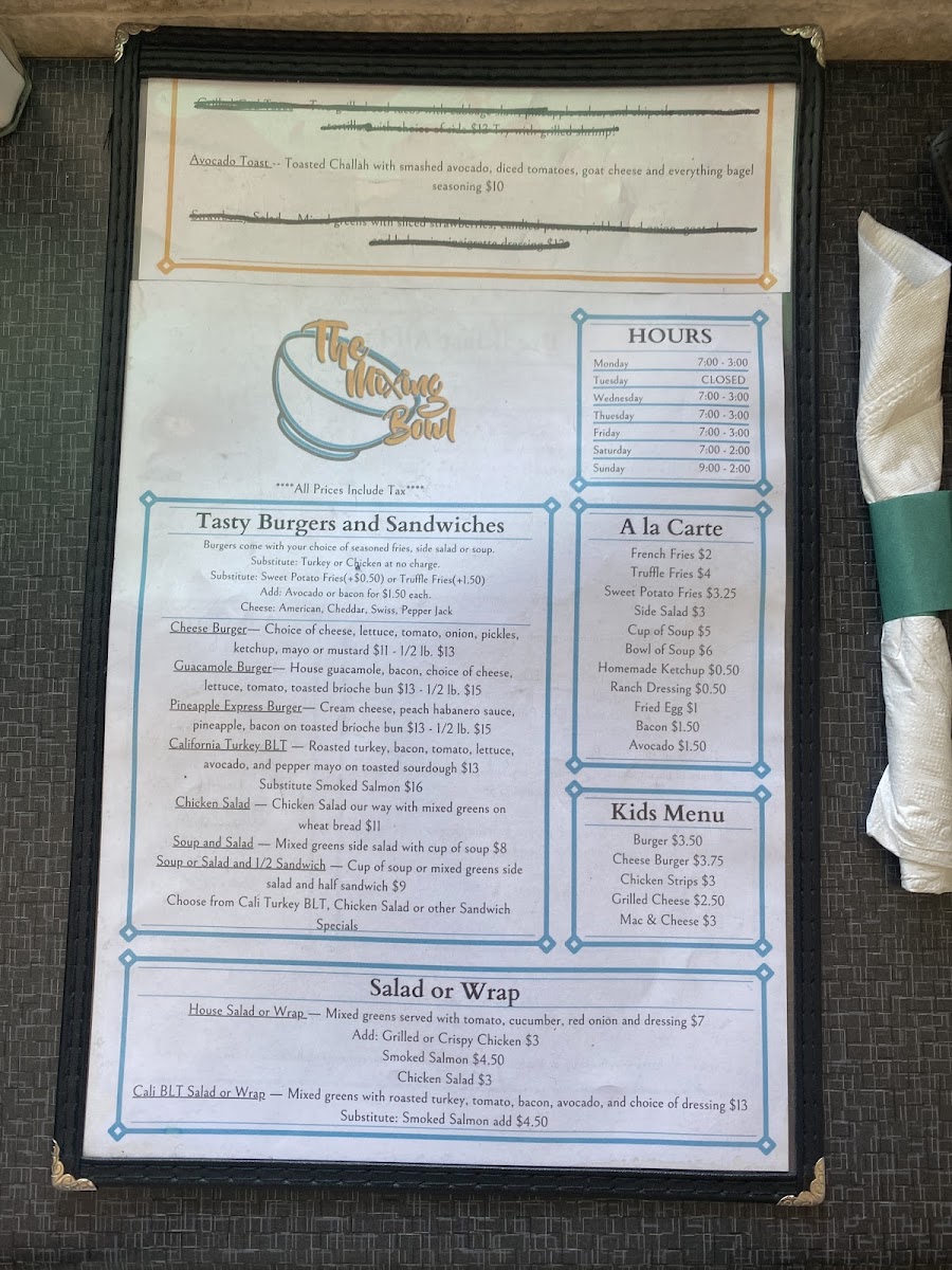 Menu The Mixing Bowl-9