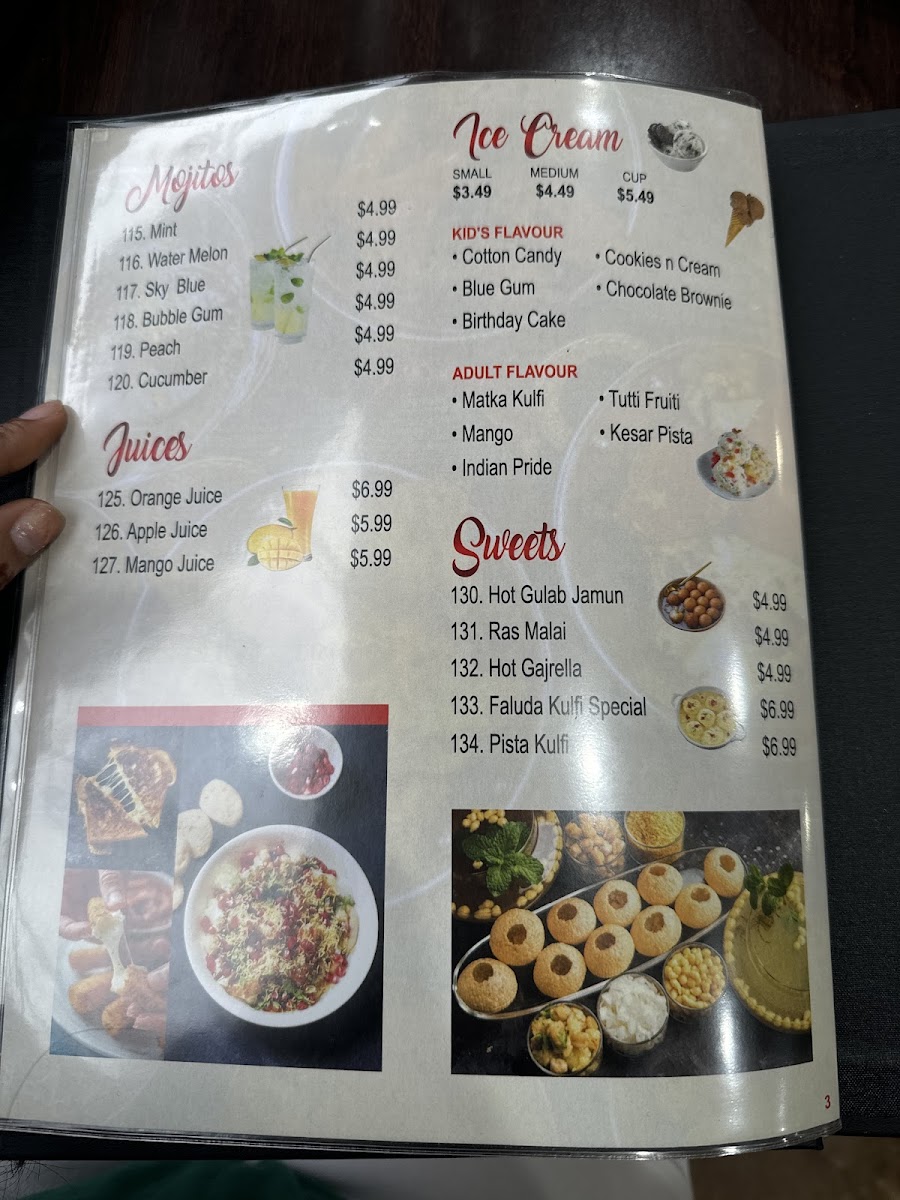 Menu The Modern Punjab Chaat House-2
