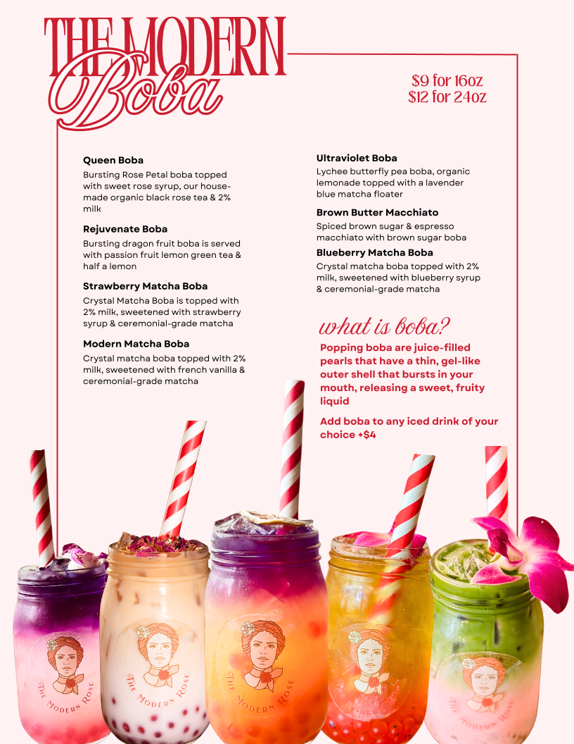 Menu The Modern Rose Delray Beach-4