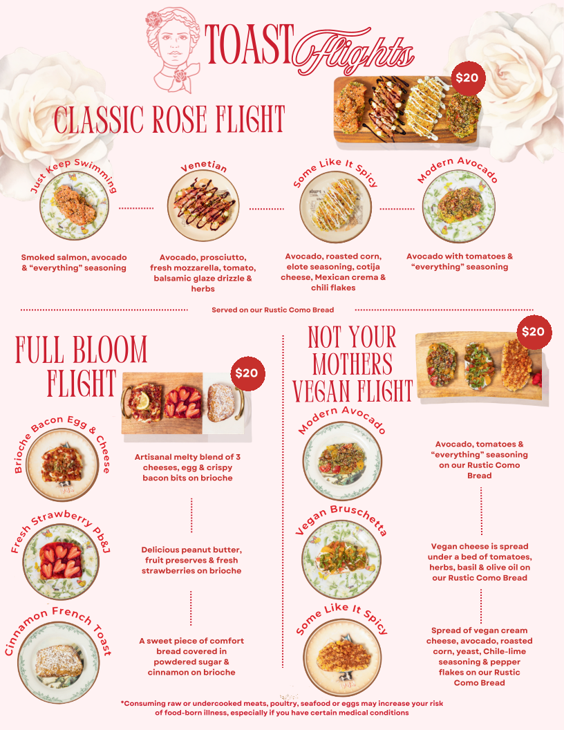 Menu The Modern Rose Delray Beach-7