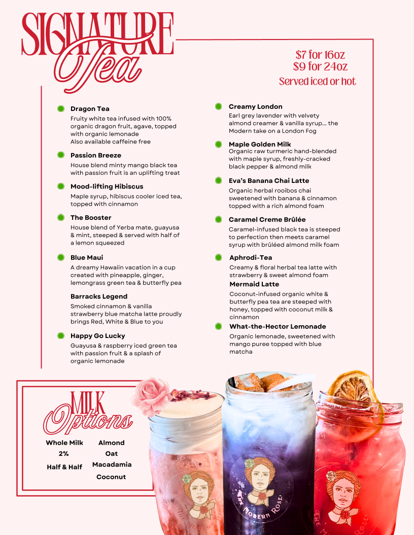 Menu The Modern Rose Delray Beach-8
