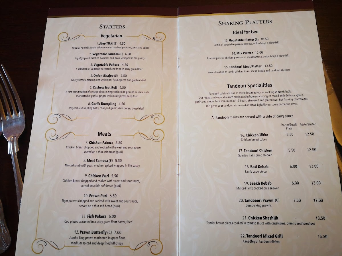 Menu The Mogul Emperor-2