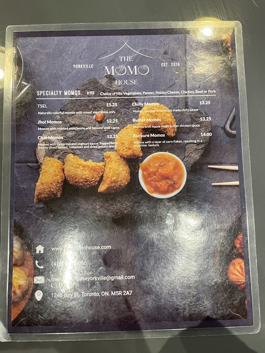 Menu The Momo House-6