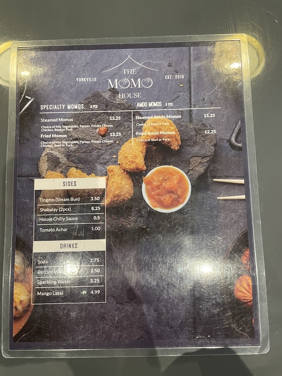 Menu The Momo House-8