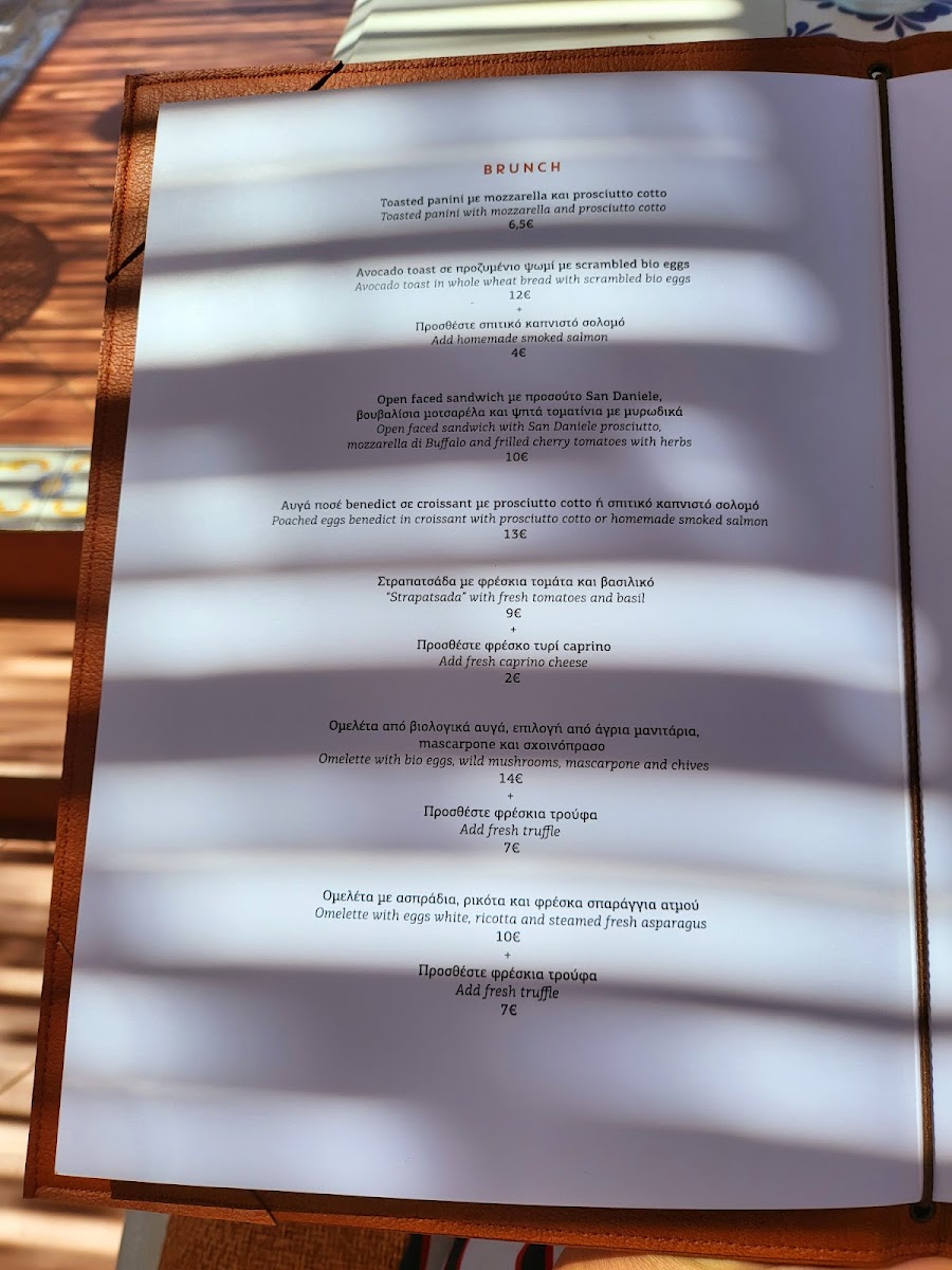 Menu The Morning Table-9