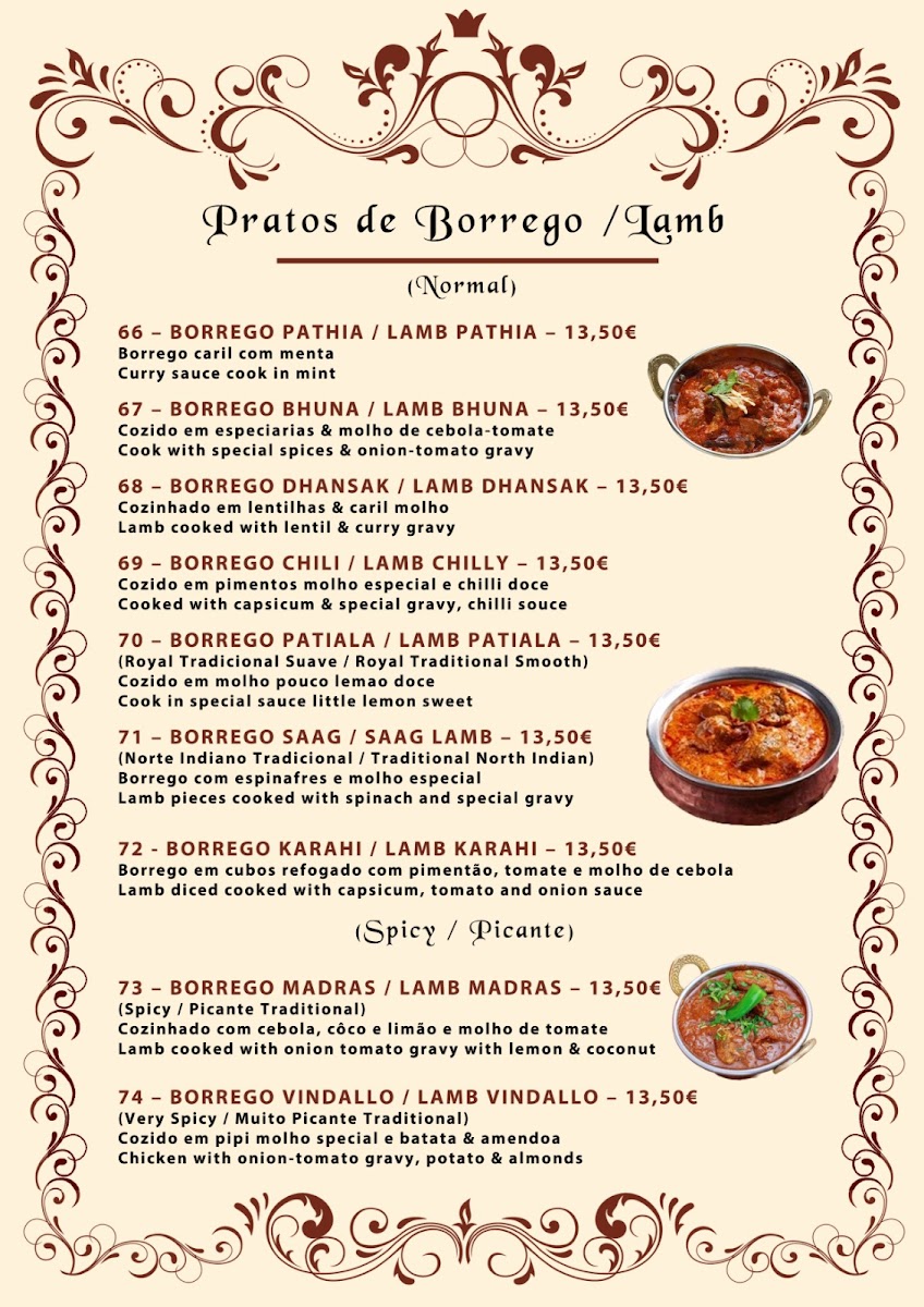 Menu The 'mother India' Restaurant-2