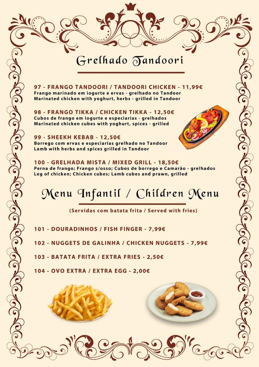 Menu The 'mother India' Restaurant-7
