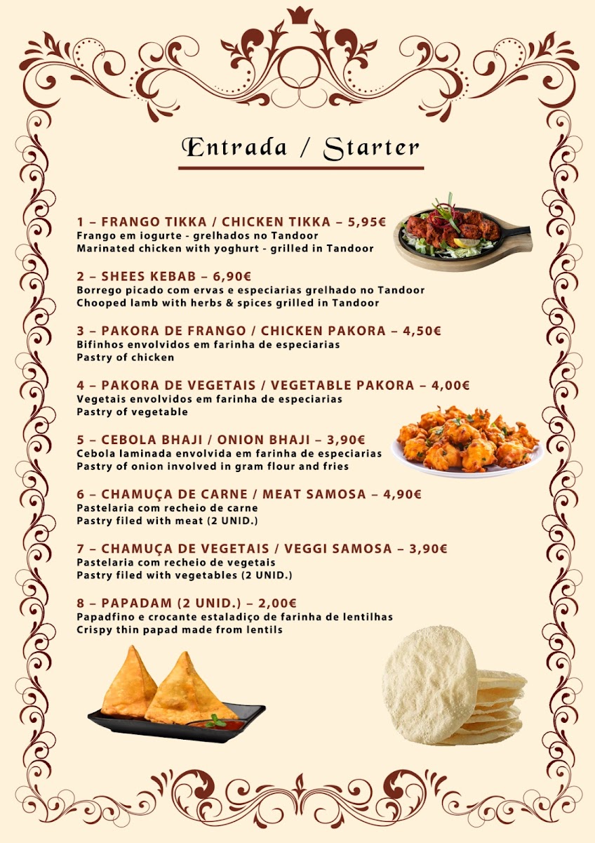 Menu The 'mother India' Restaurant-9