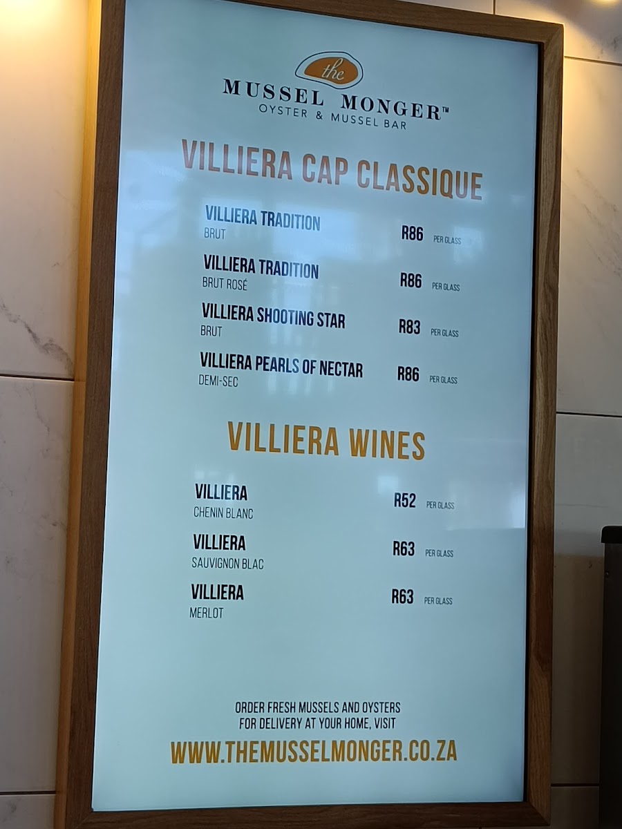Menu The Mussel Monger & Oyster Bar (Mojo Market)-3