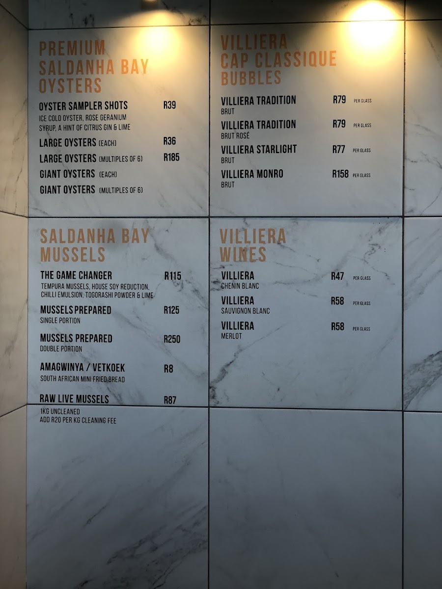 Menu The Mussel Monger & Oyster Bar (Mojo Market)-5