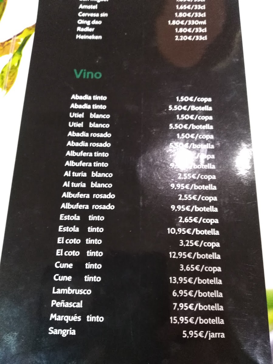 Menu The Nature-7