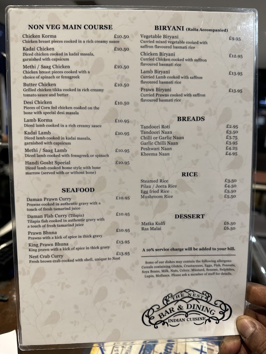 Menu The Nest-5