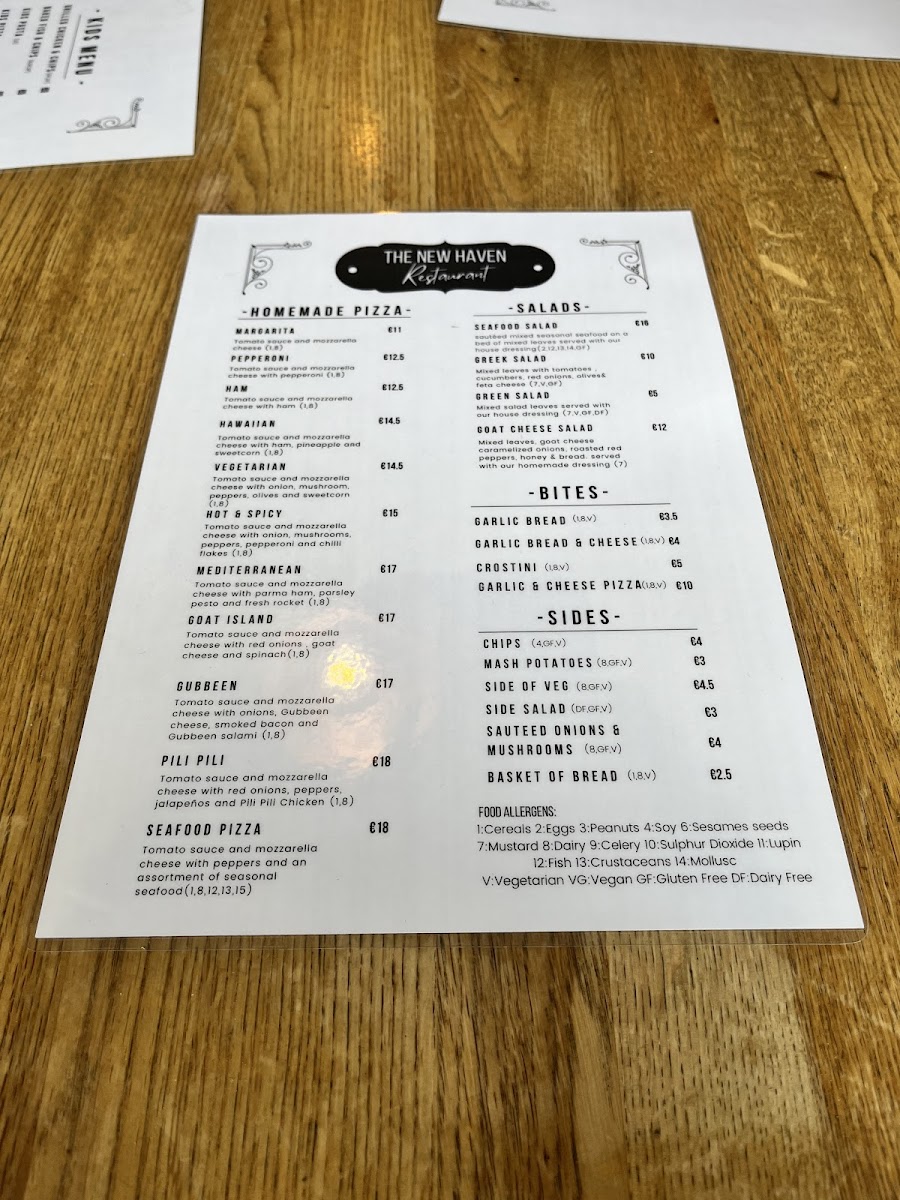 Menu The New Haven-3