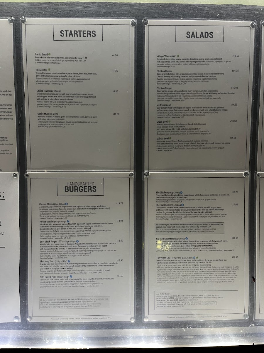 Menu The New Horizon Gastropub & Sports-2