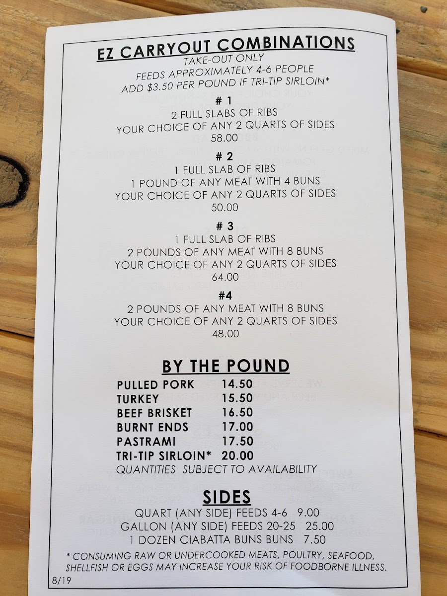 Menu The Notorious P.i.g. Bbq-4
