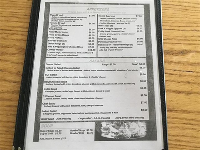 Menu The Office Bar, Grill & Pizza-3