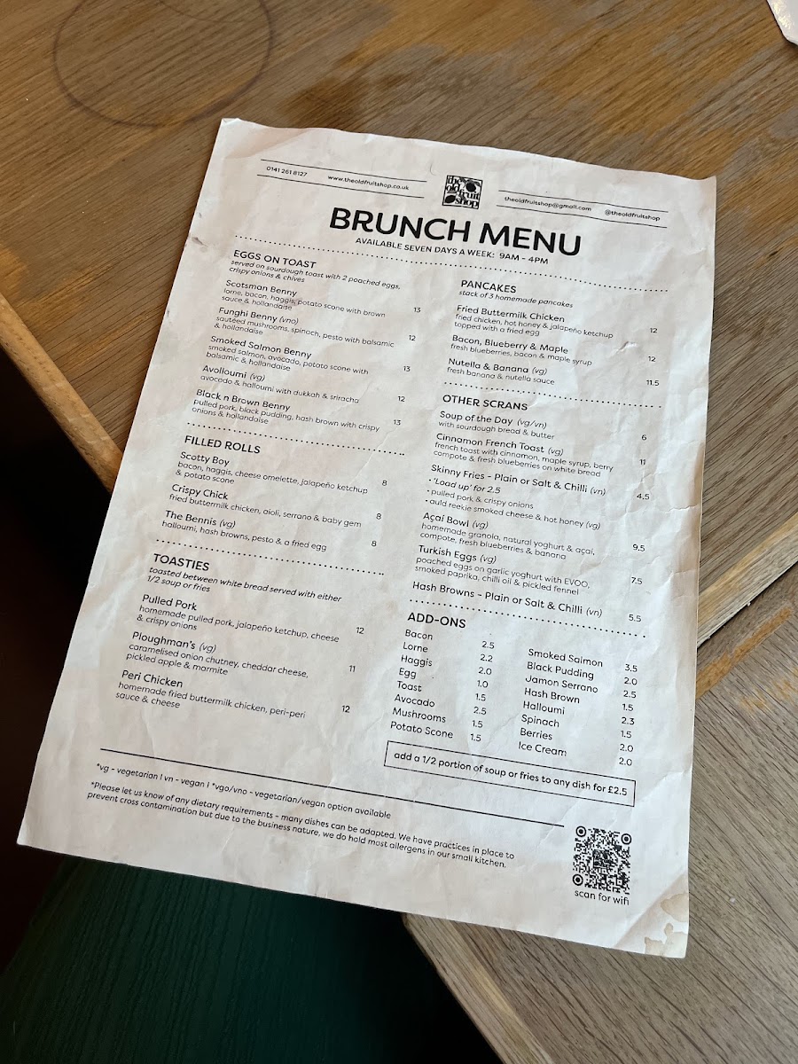 Menu The Old Fruit Shop-4