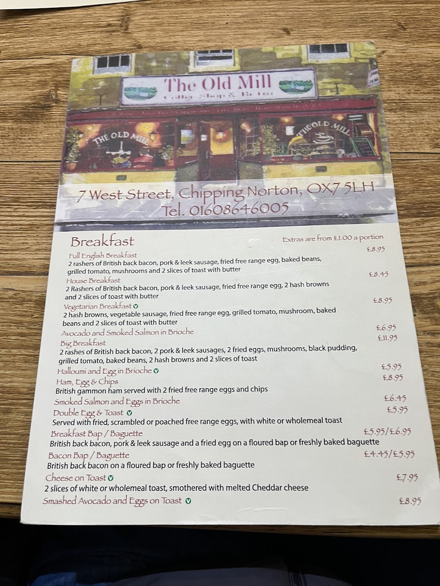 Menu The Old Mill Coffee House & Bistro-3