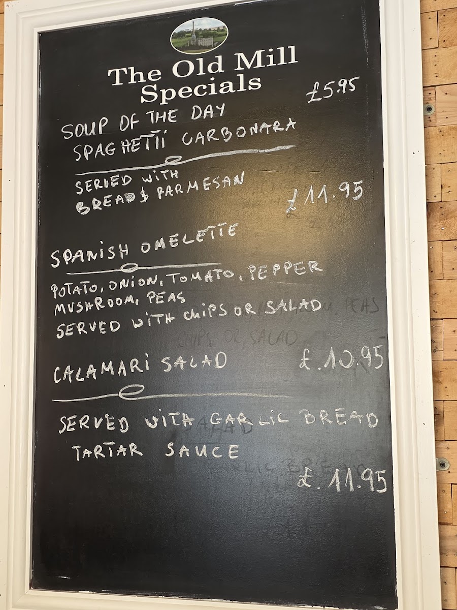 Menu The Old Mill Coffee House & Bistro-6
