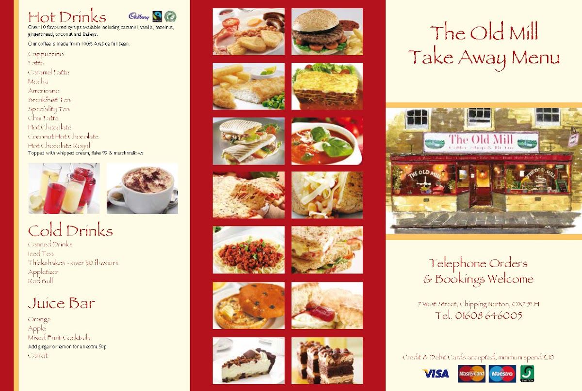 Menu The Old Mill Coffee House & Bistro-7