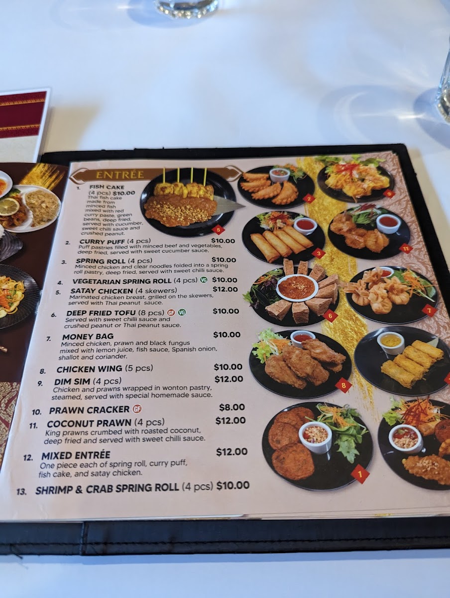 Menu The Old Siam Restaurant-10