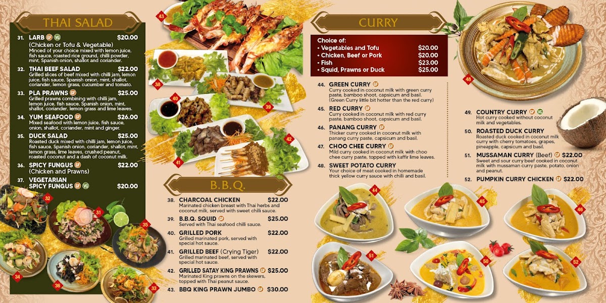 Menu The Old Siam Restaurant-2