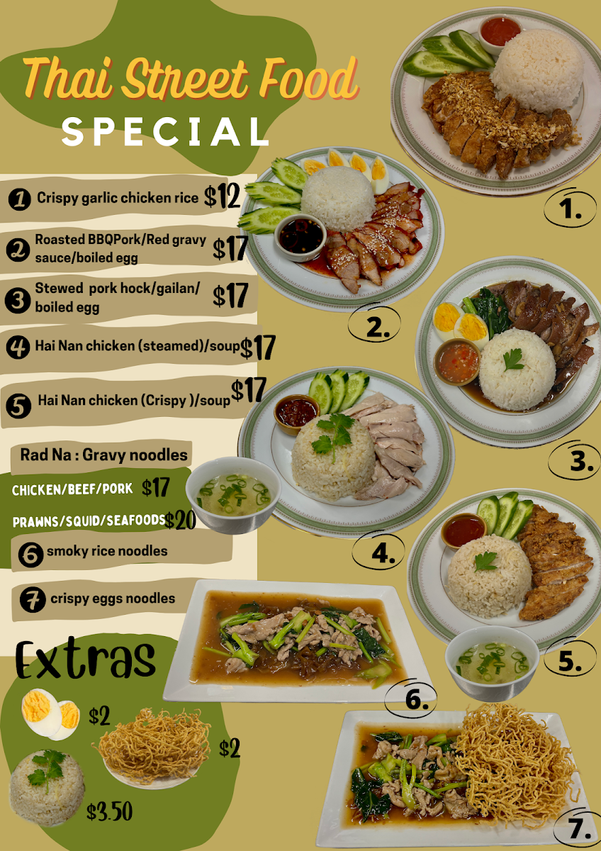 Menu The Old Siam Restaurant-9