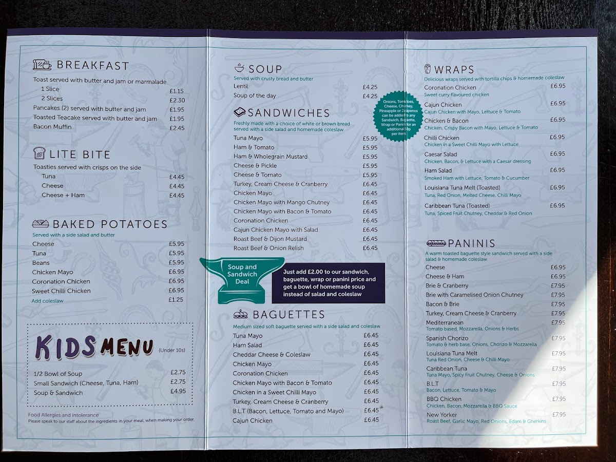 Menu The Old Smiddy-1