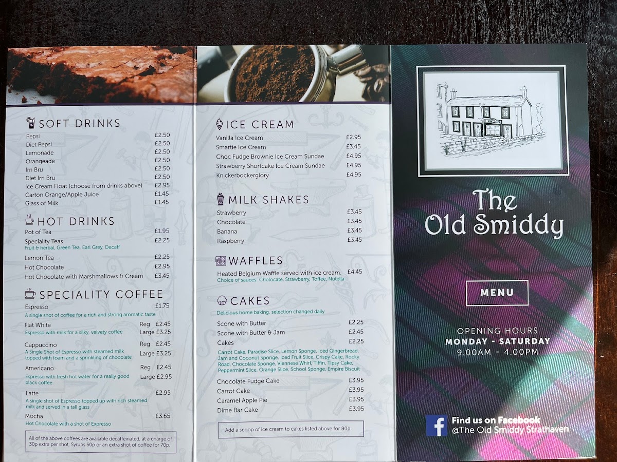 Menu The Old Smiddy-2