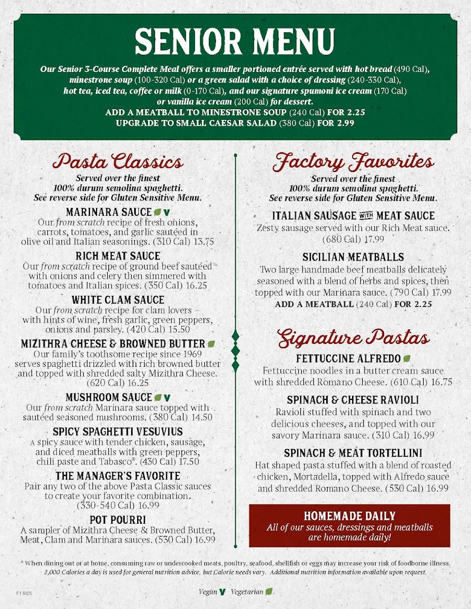 Menu The Old Spaghetti Factory-5
