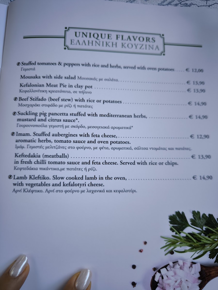 Menu The Old Village-8