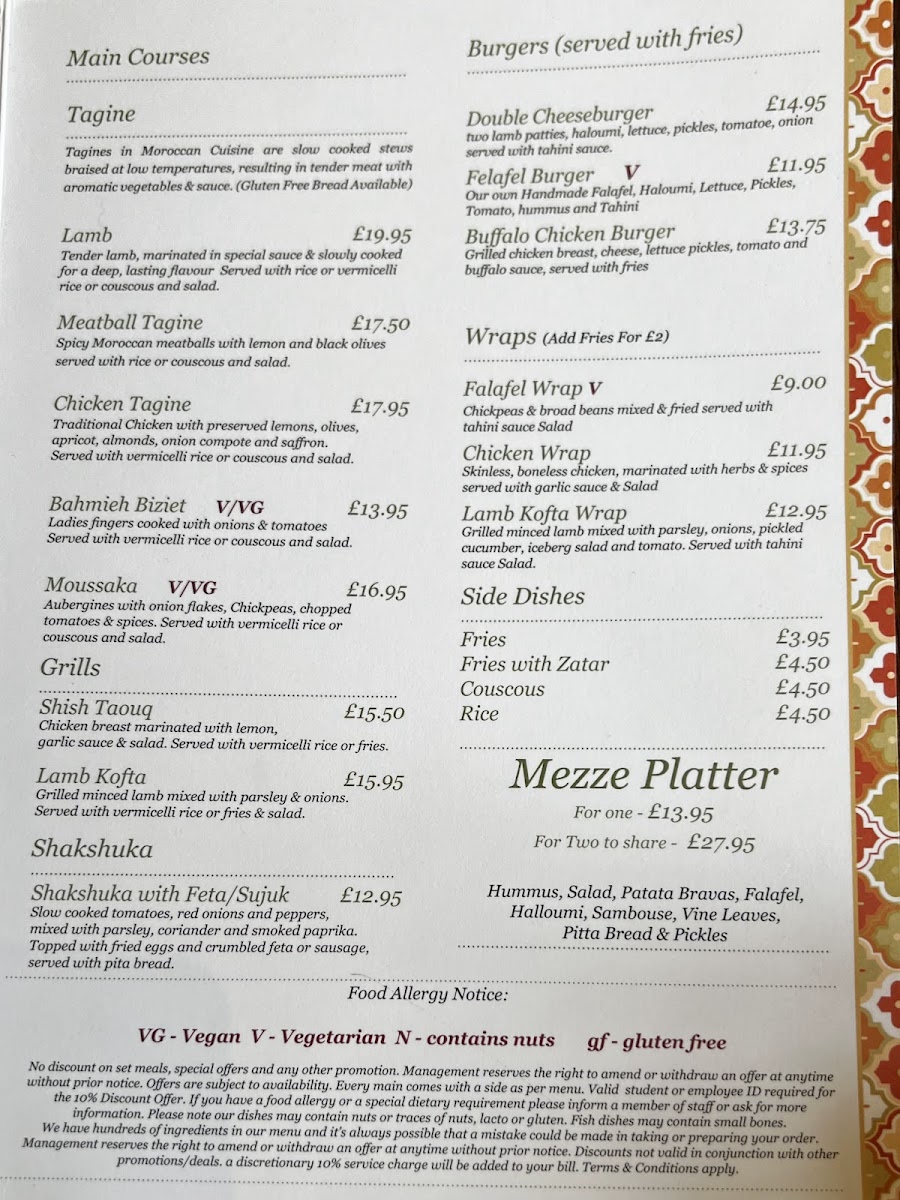 Menu The Olive Branch Café & Restaurant-1