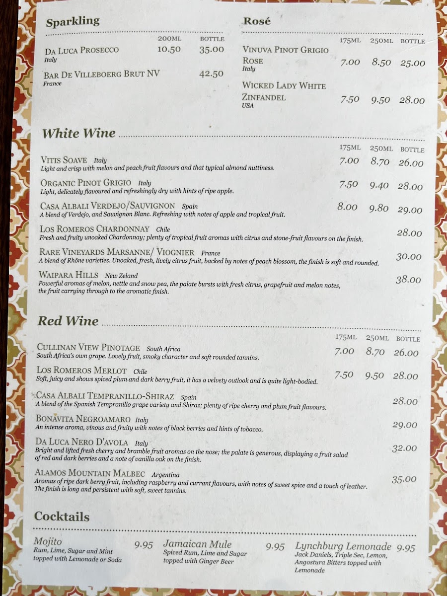 Menu The Olive Branch Café & Restaurant-2