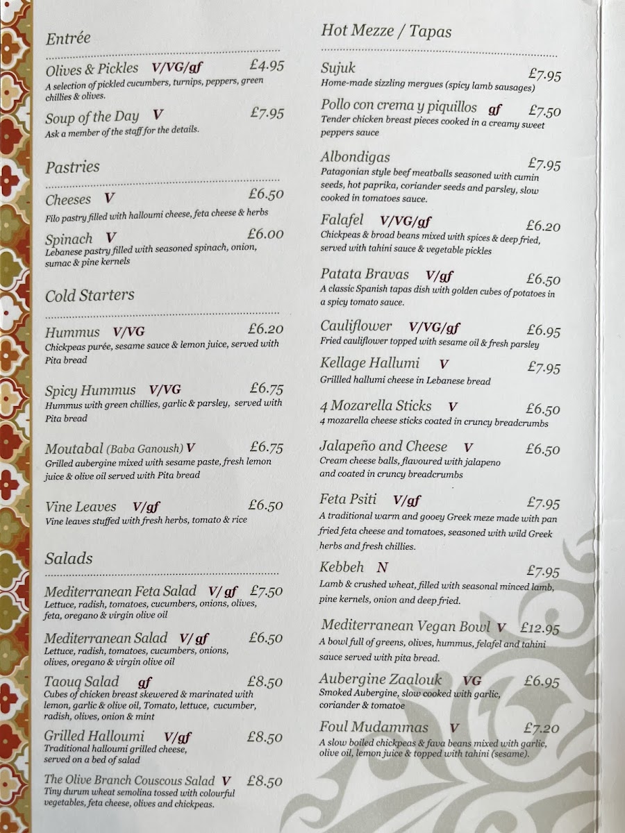 Menu The Olive Branch Café & Restaurant-6