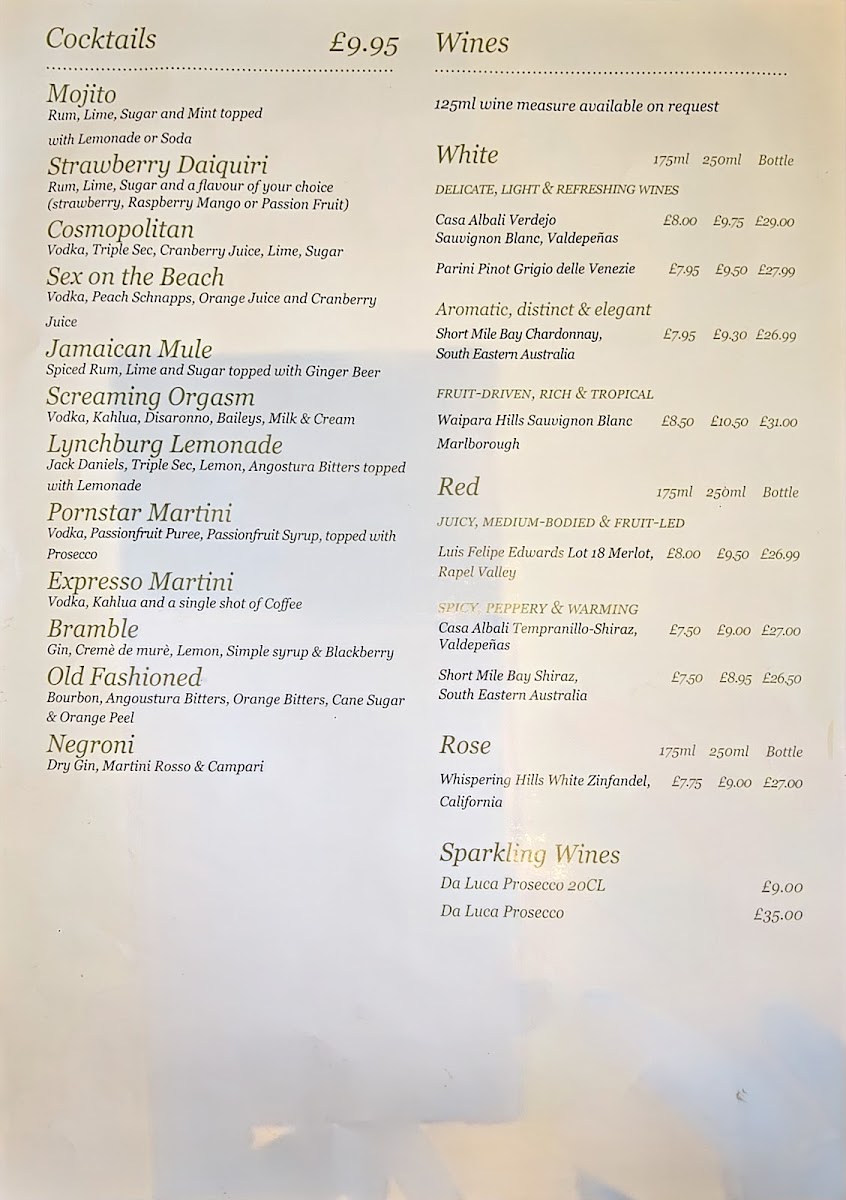 Menu The Olive Branch Café & Restaurant-7