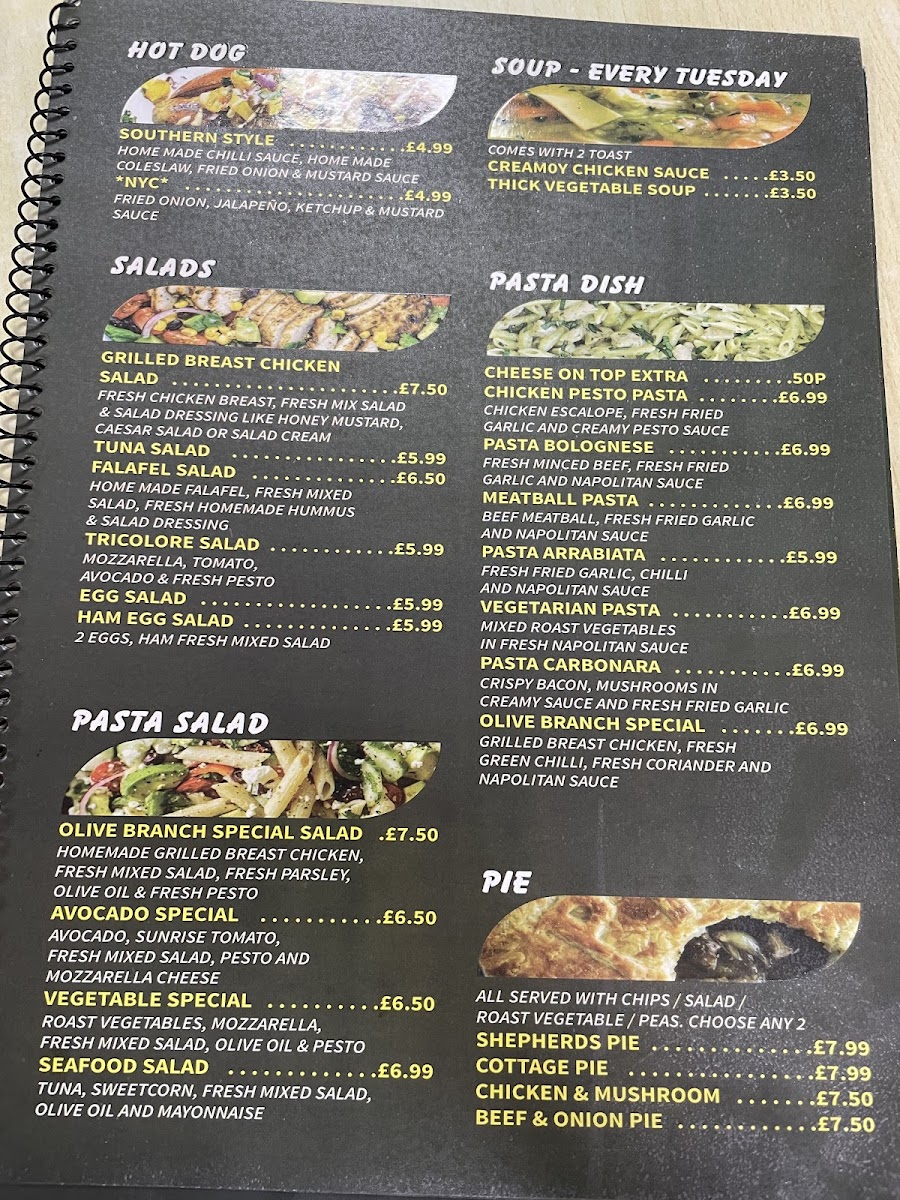 Menu The Olive Branch Cafe-7
