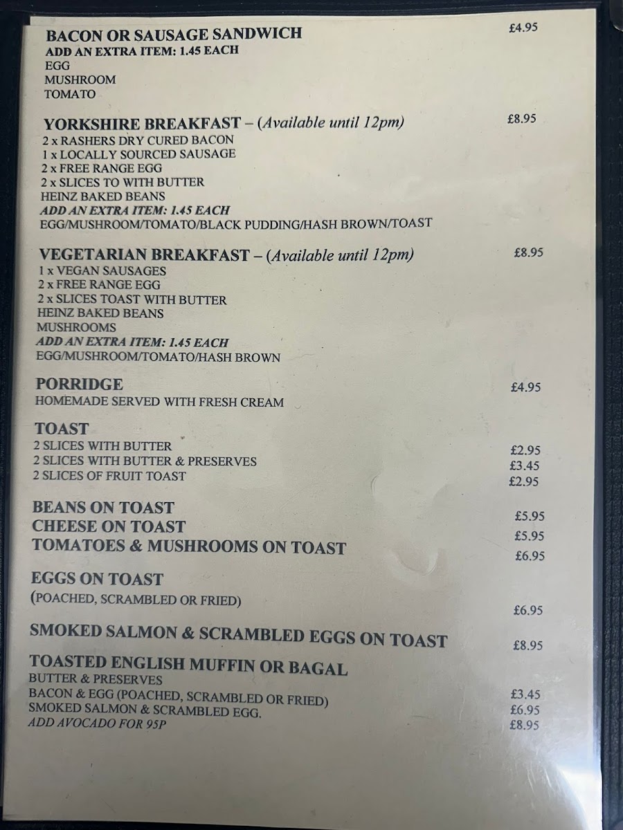 Menu The Orchard Cafe And Bistro-1