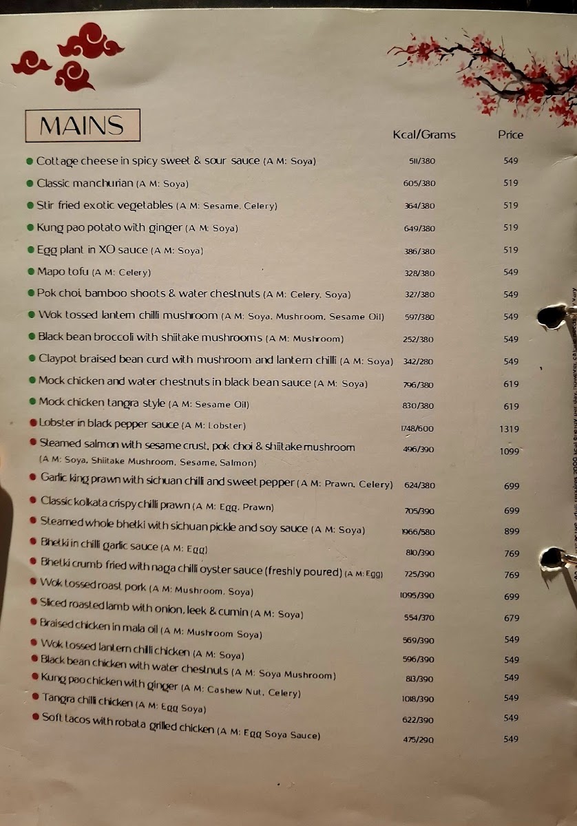 Menu The Orient-1