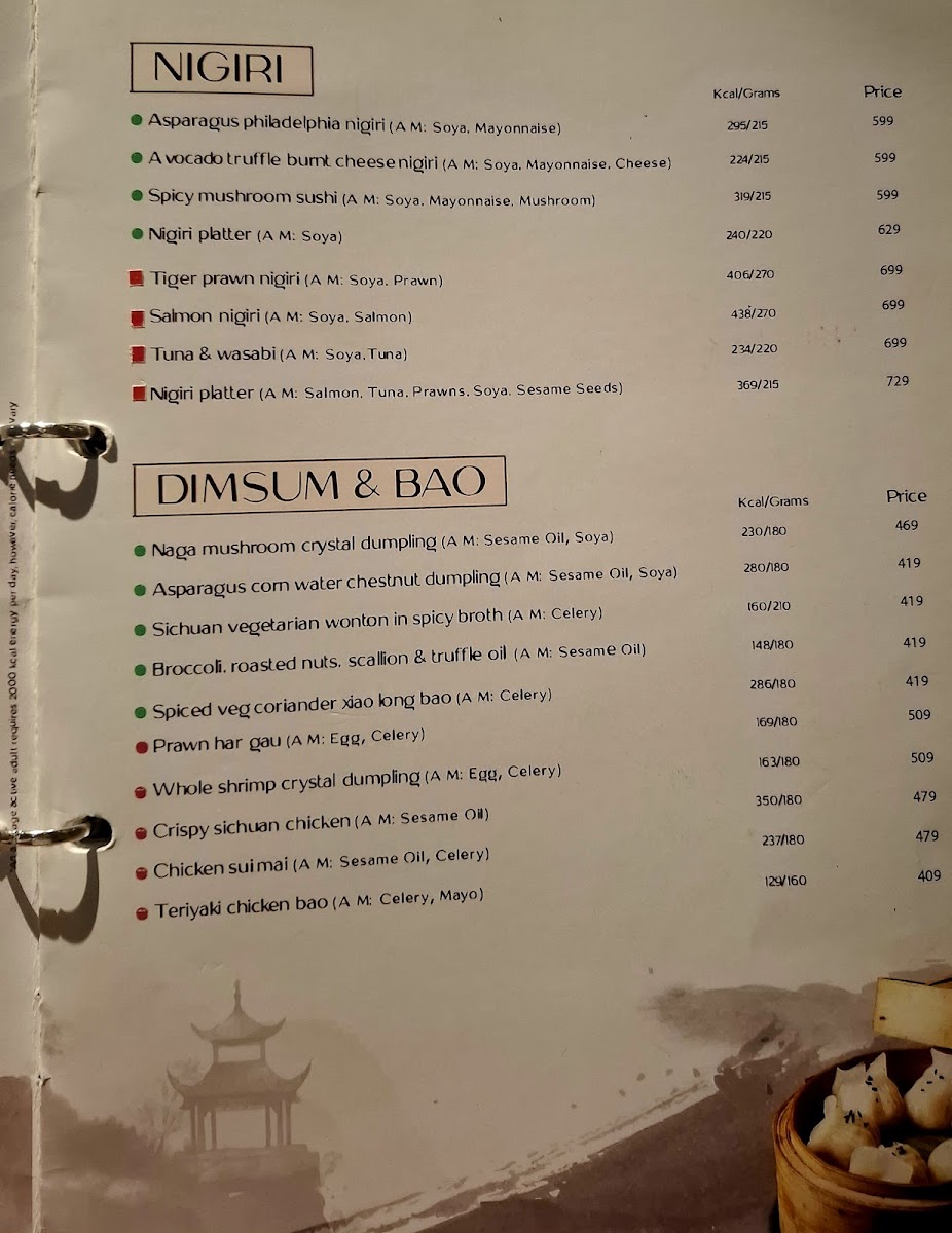Menu The Orient-5