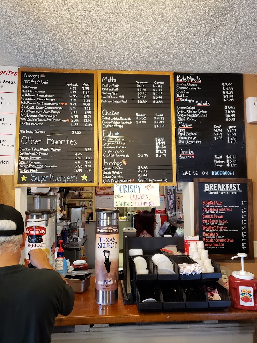 Menu The Original Super Burger Willis-10
