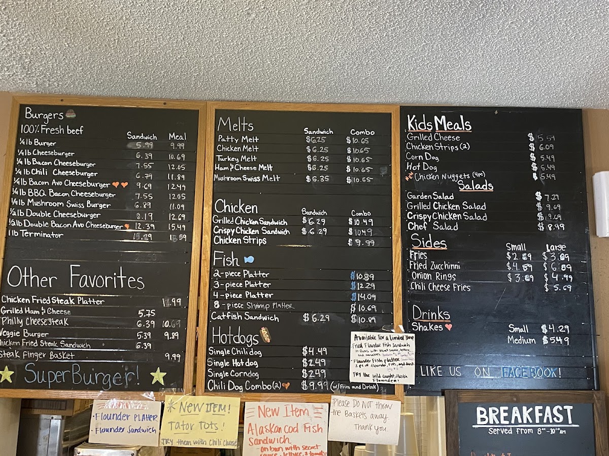 Menu The Original Super Burger Willis-2