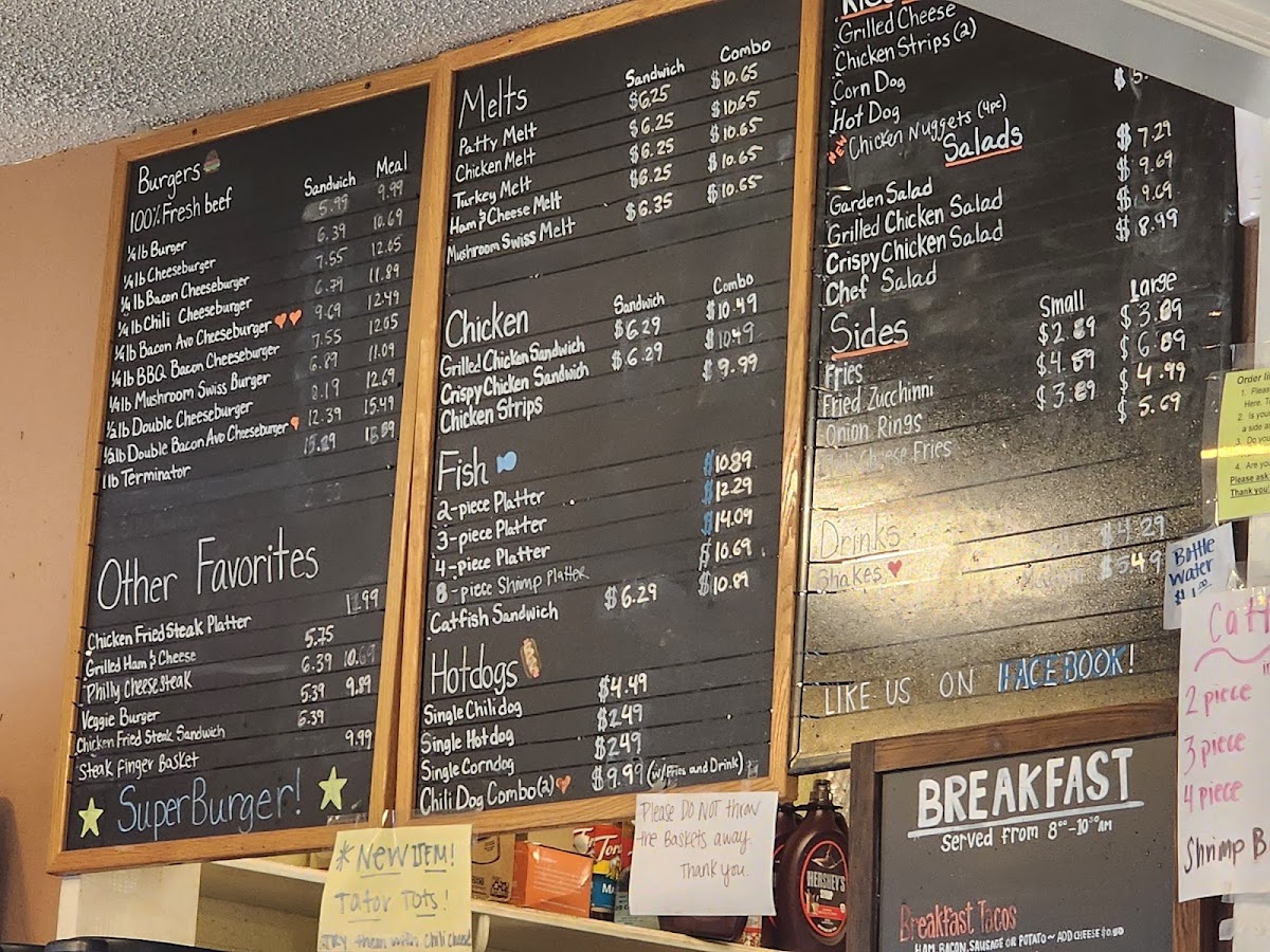 Menu The Original Super Burger Willis-4