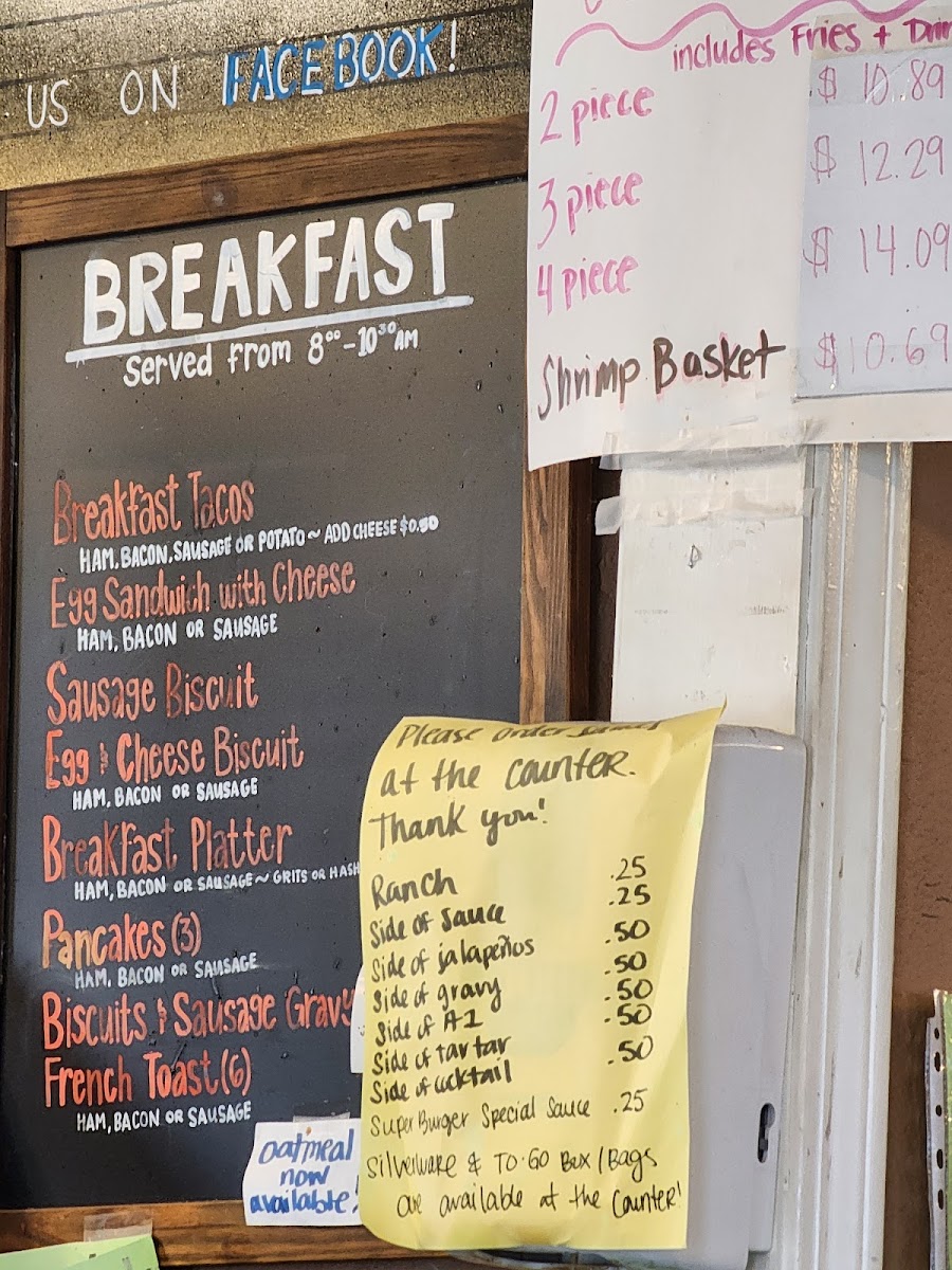 Menu The Original Super Burger Willis-5