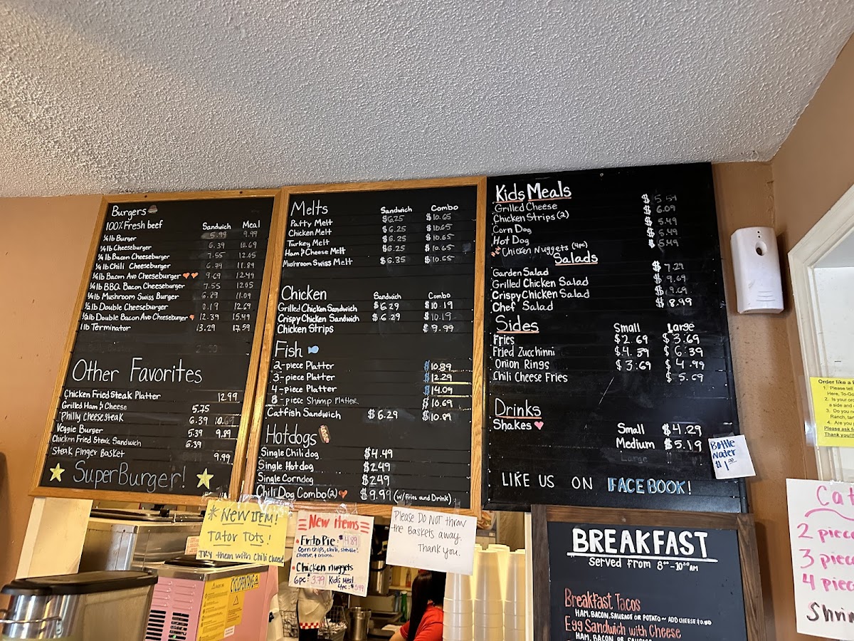 Menu The Original Super Burger Willis-6